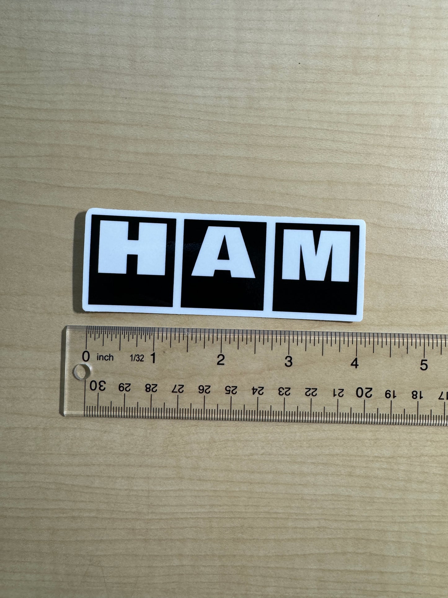 HAM Sticker - 4in